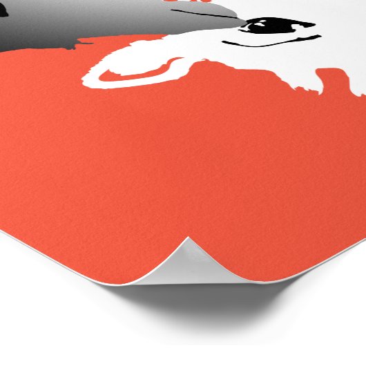 Giraffenkreis Poster (Ecke)