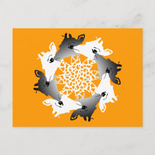 Giraffenkreis Postkarte