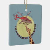 Giraffenliebe Keramikornament (Rechts)
