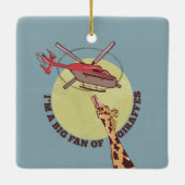 Giraffenliebe Keramikornament (Rückseite)