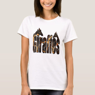 Giraffenlogo mit Giraffen, T-Shirt