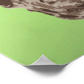 Giraffenmalerei Poster (Ecke)