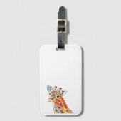 Giraffenmarke Gepäckanhänger (Vorderseite Vertikal)