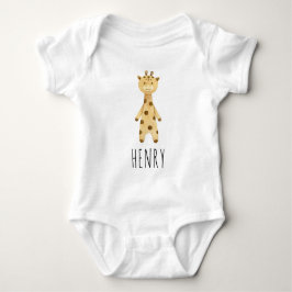 Giraffenmonogramm, niedlich modern baby strampler