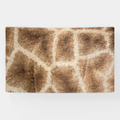 Giraffenmuster Banner (Horizontal)