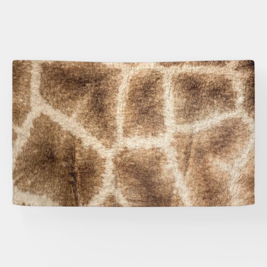 Giraffenmuster Banner (Horizontal)