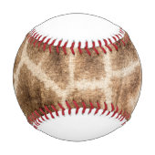 Giraffenmuster Baseball (Rückseite)