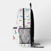 Giraffenmuster Bedruckter Rucksack (Rechts)