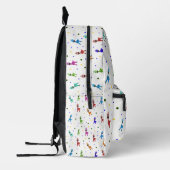Giraffenmuster Bedruckter Rucksack (Links)