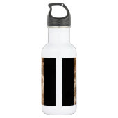 Giraffenmuster Edelstahlflasche (Rückseite)