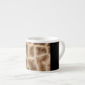 Giraffenmuster Espressotasse (Vorderseite Rechts)