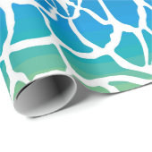 Giraffenmuster-Farbhintergrund Geschenkpapier (Rolleneckpunkt)