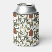 Giraffenmuster | farbiges Blumenmuster Dosenkühler (Kanne Rückseite)