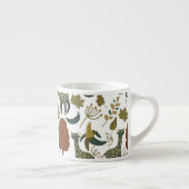 Giraffenmuster | farbiges Blumenmuster Espressotasse (Rechts)