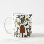 Giraffenmuster | farbiges Blumenmuster Kaffeetasse (Links)
