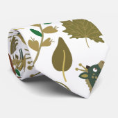 Giraffenmuster | farbiges Blumenmuster Krawatte (Gerollt)