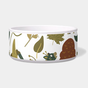 Giraffenmuster farbiges Blumenmuster Napf