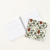 Giraffenmuster | farbiges Blumenmuster Notizblock (Innenseite)