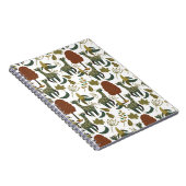 Giraffenmuster | farbiges Blumenmuster Notizblock (Rechte Seite)