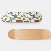 Giraffenmuster | farbiges Blumenmuster Skateboard (Horizontal)