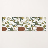 Giraffenmuster | farbiges Blumenmuster Yogamatte (Vorderseite (Horizontal))