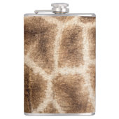 Giraffenmuster Flachmann (Vorderseite)