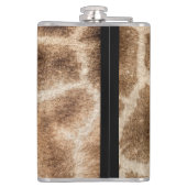 Giraffenmuster Flachmann (Rückseite)