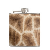 Giraffenmuster Flachmann (Vorderseite)