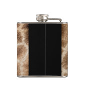 Giraffenmuster Flachmann (Rückseite)