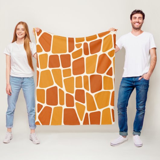 Giraffenmuster fleecedecke (Beispiel)