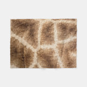 Giraffenmuster Fleecedecke (Vorderseite (Horizontal))