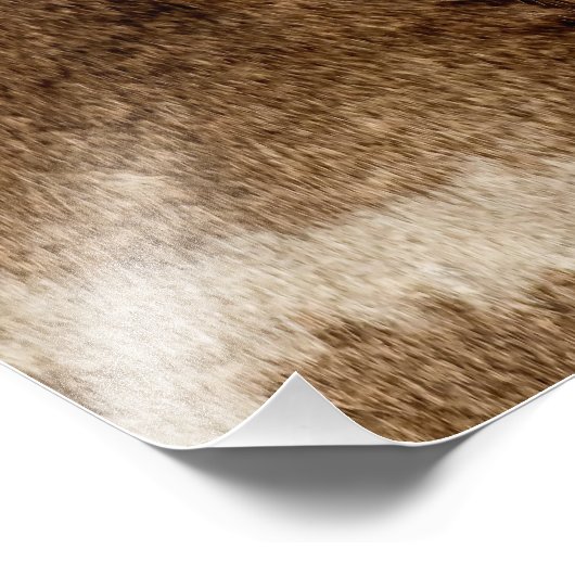 Giraffenmuster Fotodruck (Ecke)