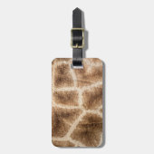 Giraffenmuster Gepäckanhänger (Vorderseite vertikal)
