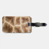 Giraffenmuster Gepäckanhänger (Rückseite horizontal)