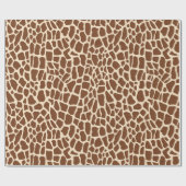 Giraffenmuster Geschenkpapier (Flach)