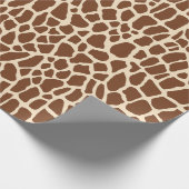 Giraffenmuster Geschenkpapier (Ecke)