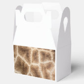 Giraffenmuster Geschenkschachtel (Geöffnet)