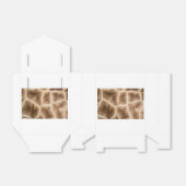 Giraffenmuster Geschenkschachtel (Ungefaltet)