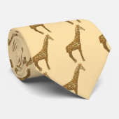 Giraffenmuster Krawatte (Gerollt)