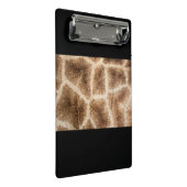 Giraffenmuster Mini Klemmbrett (Schrägansicht)