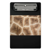 Giraffenmuster Mini Klemmbrett (Vorderseite)