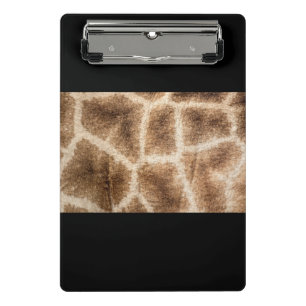 Giraffenmuster Mini Klemmbrett
