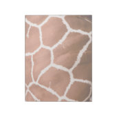 Giraffenmuster Notizblock (Rotiert)
