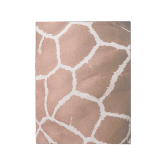 Giraffenmuster Notizblock (Rotiert)