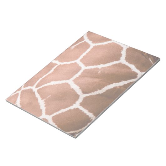 Giraffenmuster Notizblock (angewinkelt)