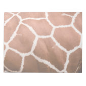 Giraffenmuster Notizblock (Vorderseite)