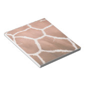 Giraffenmuster Notizblock (angewinkelt)