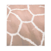 Giraffenmuster Notizblock (Vorderseite)