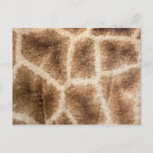 Giraffenmuster Postkarte (Vorderseite)