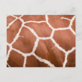 Giraffenmuster Postkarte (Vorderseite)
